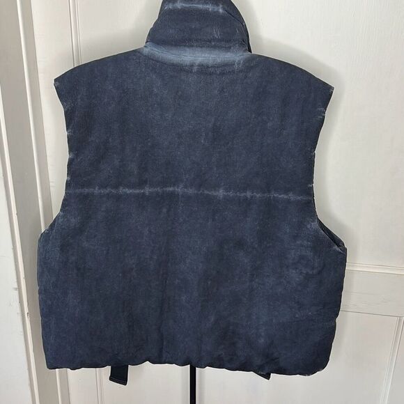 Unisex Rebel Moon Quilted Zip-Up Vest Mens Size Small Puffer - Picture 6 of 7